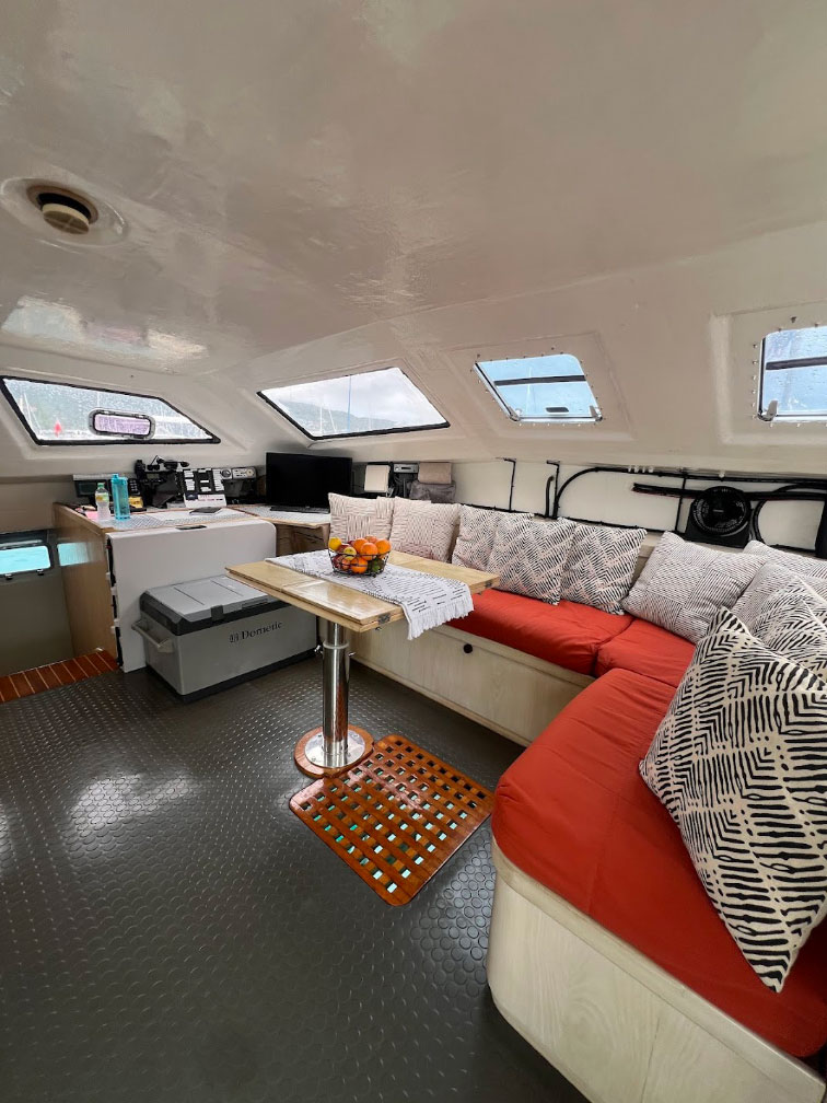 Wing foiling at sunset